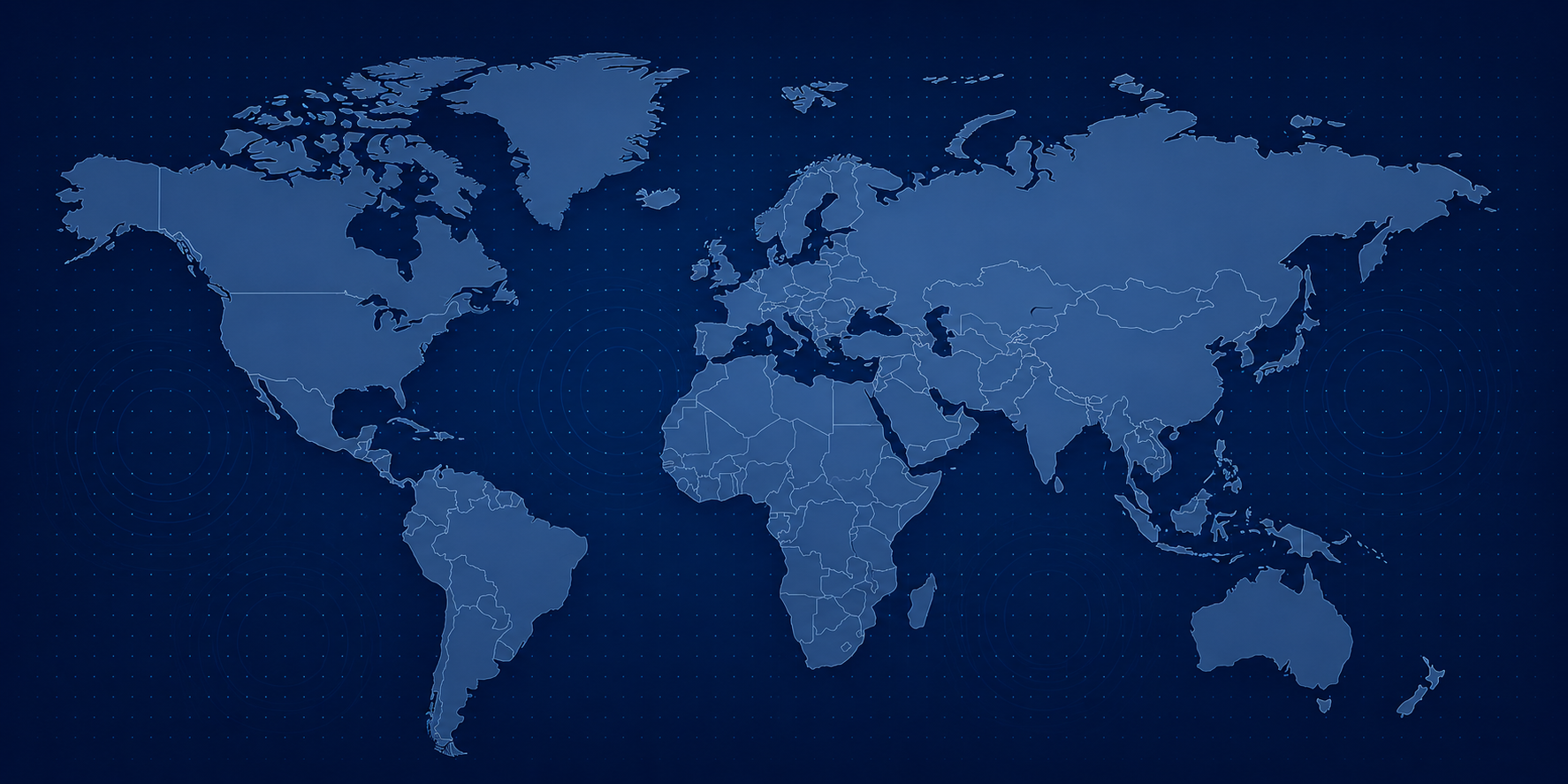 The One Lab global presence map